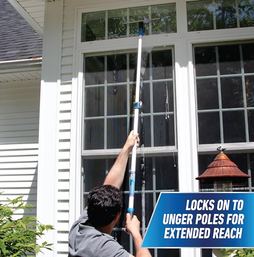 Unger 12 Inch Professional Window Cleaning Squeegee with Rubber Replacement | Stainless Steel 4