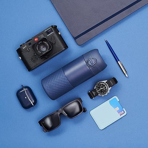 Ion8 Hotshot Insulated Travel Mug - 360 ml | Leak Proof | Ash Navy | Stainless Steel 11