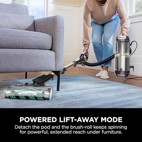 Shark PowerDetect Corded Upright Vacuum Cleaner AZ3900UKTBK | DuoClean Detect | Anti Hair Wrap Plus | 1.3L 10