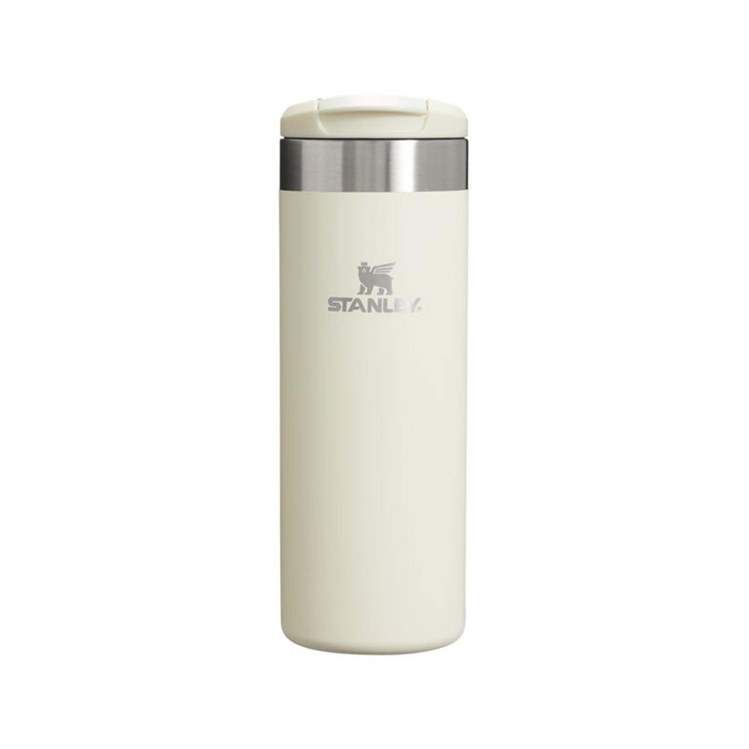 STANLEY Aerolight Transit Travel Mug 0.47L | 6 Hrs Hot, 8 Hrs Cold | Leakproof | Cream Gloss