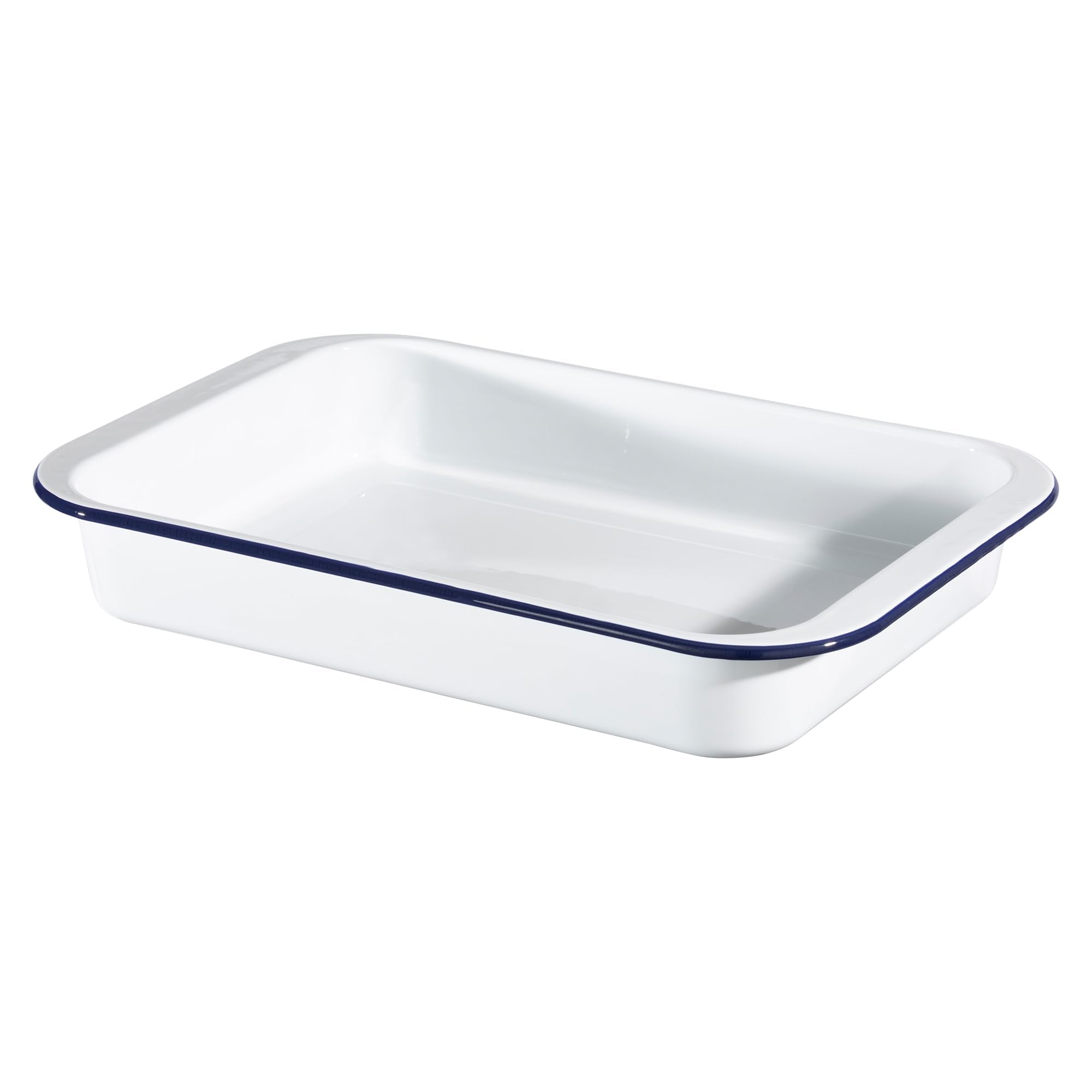 Hairy Bikers Enamelled Roaster - Large 36CM | Steel | Oven Safe | PFOA Free 1