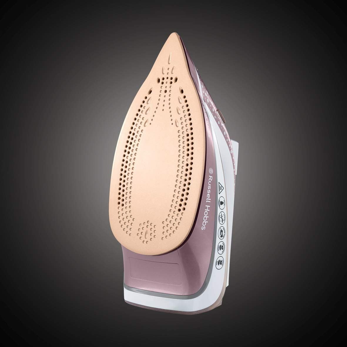 Russell Hobbs Pearl Glide Steam Iron - Pearl Infused Ceramic Soleplate | 150g Steam Shot | Anti-Drip 4