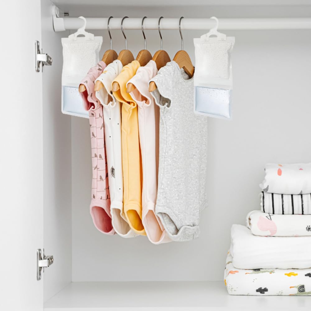1ABOVE Hanging Wardrobe Dehumidifier - 5 Pack Condensation Remover for Rooms & Cars | Absorbs 3x Weight 6