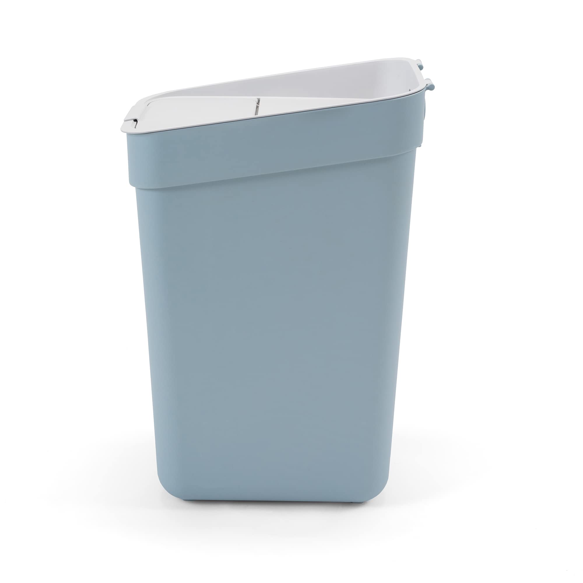 CURVER Ready to Collect 30L Kitchen Recycling Bin - Smoked Grey | Modular & Stackable 2