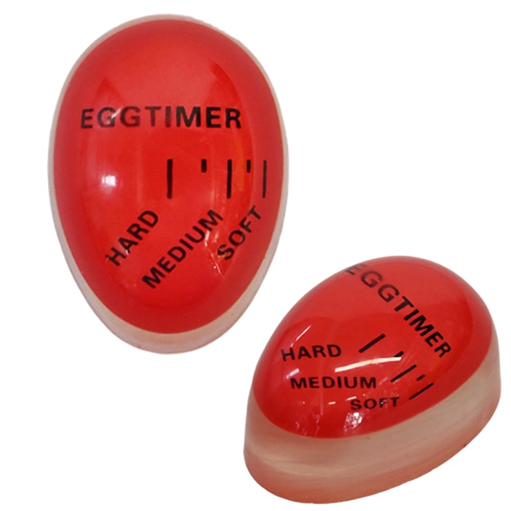 Armo Home Colour Changing Egg Timer - Reusable for Soft, Medium, Hard Boiled Eggs | Plastic 1