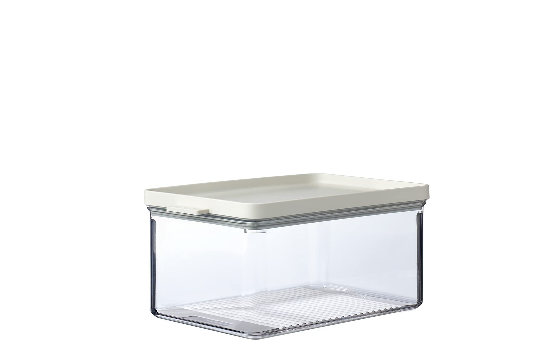 Mepal Omnia Cheese Storage Container - 2000 ml Capacity | Airtight Lid | Stackable | Nordic White 1