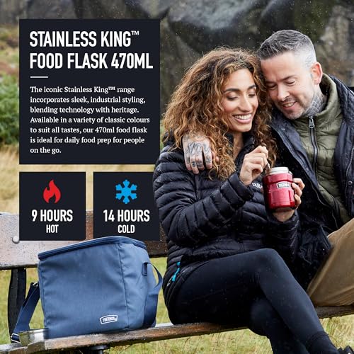 Thermos Stainless King Food Flask - 9 Hours Hot | 14 Hours Cold | 470ml Capacity 3