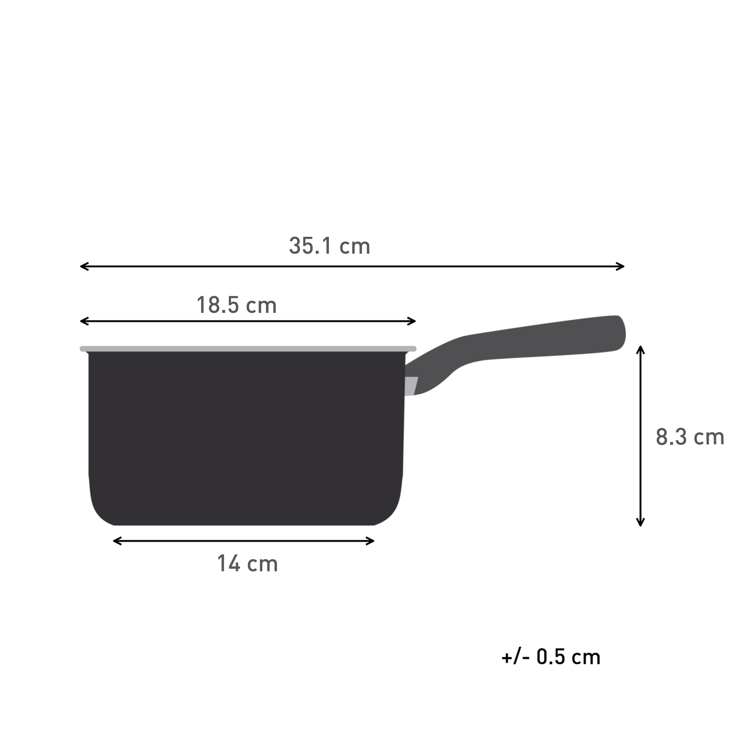 Tefal Titanium Essential Frying Pan - 18 cm Non-Stick, Metal Spatula Safe, All Hobs Except Induction 2