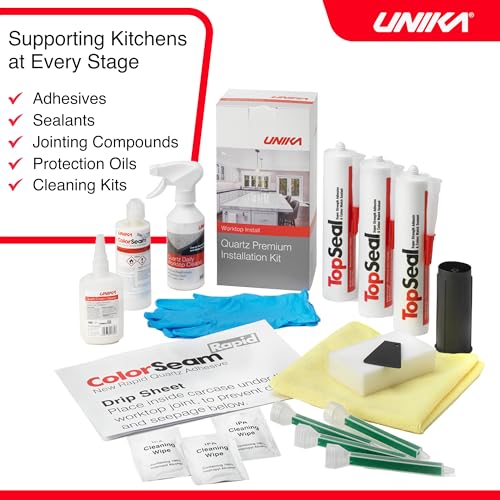 Unika Worktop Hot Rods - Protect Surfaces with Self-Adhesive Zinc Alloy Rods | 6 Pack, 30cm 4