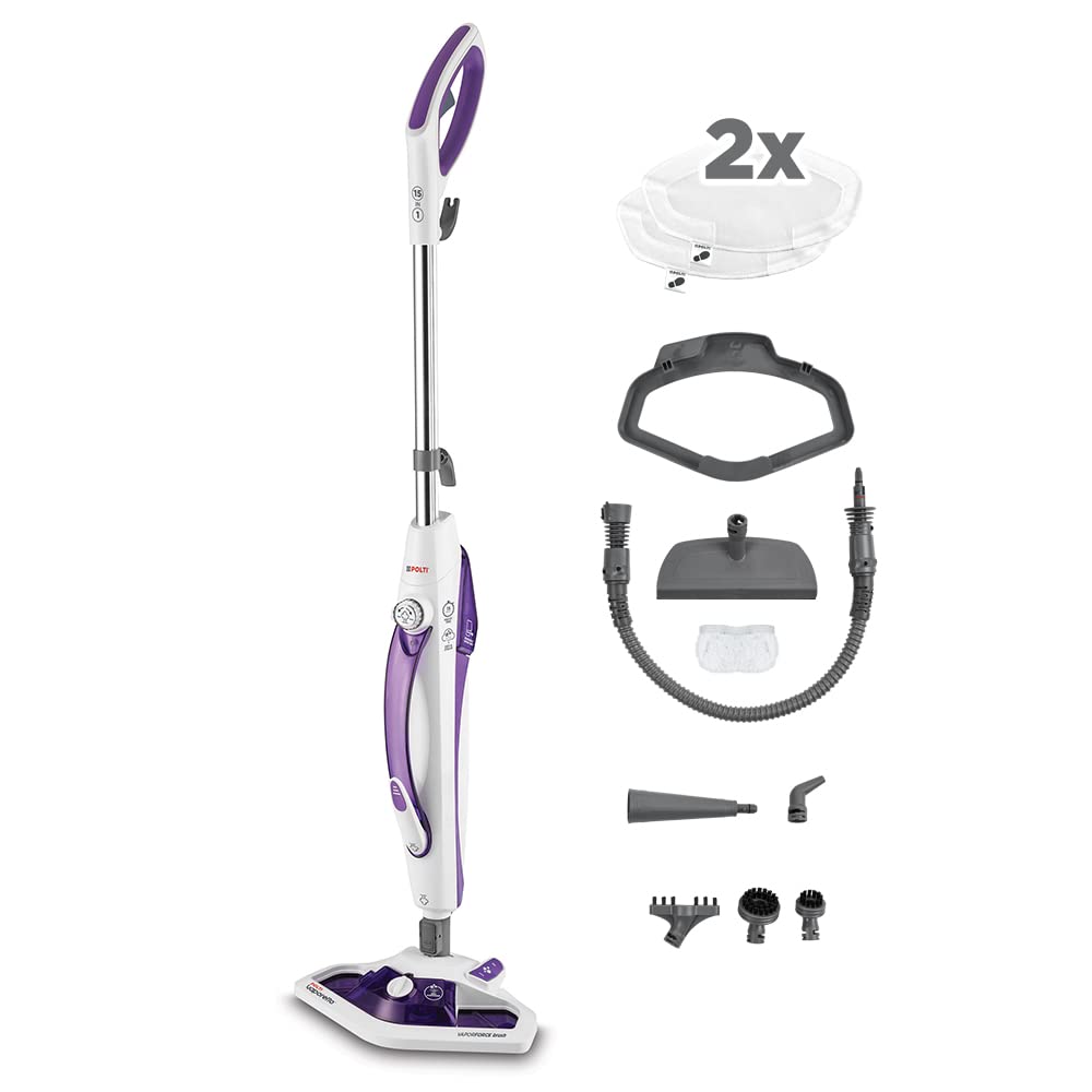 Polti Vaporetto SV440_Double 2-in-1 Steam Mop with Handheld Cleaner | 1500W | Purple 1