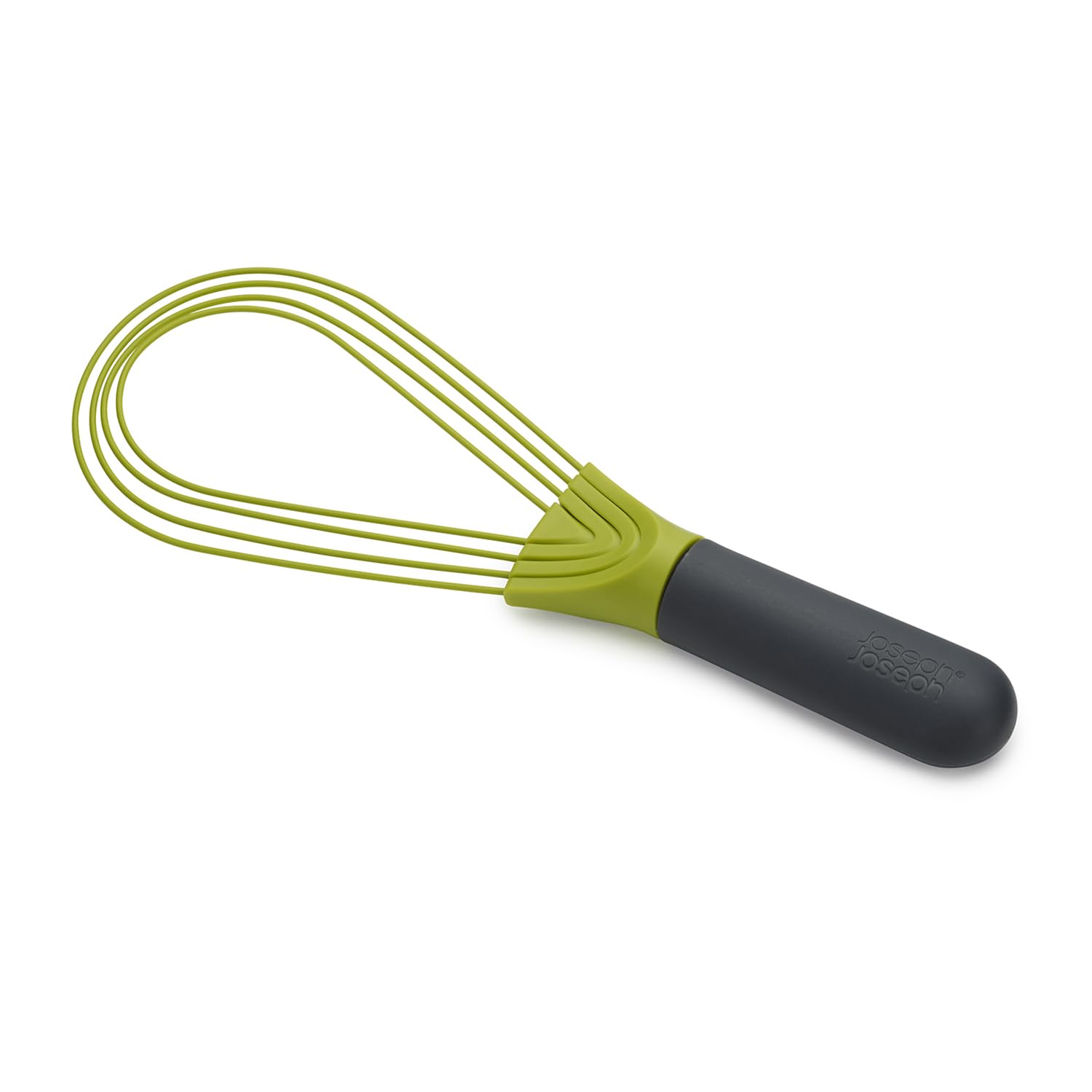 Joseph Joseph Twist Whisk - 2 in 1 Flat and Balloon Whisk | Silicone Coated | Green 1
