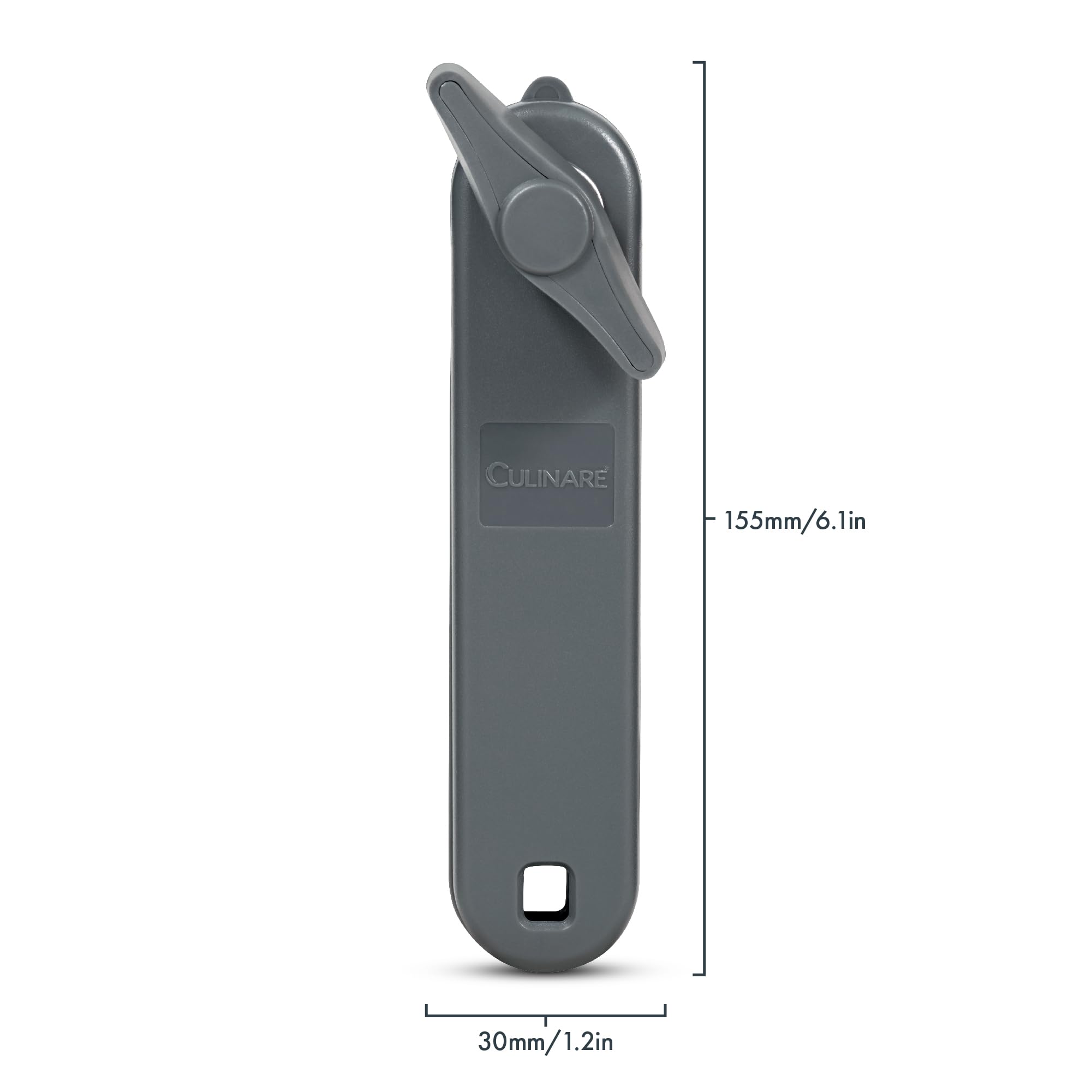 CULINARE Lift Off Tin Opener - Side-Cutting Mechanism | Grey Plastic/Stainless Steel | Manual Operation 9