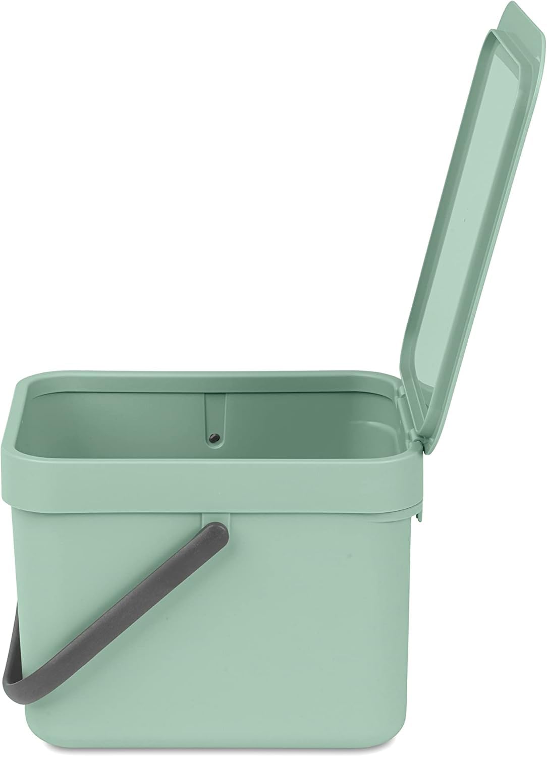 Brabantia Sort & Go Food Waste Bin - 6L Capacity | Jade Green | Space-Efficient Plastic 2