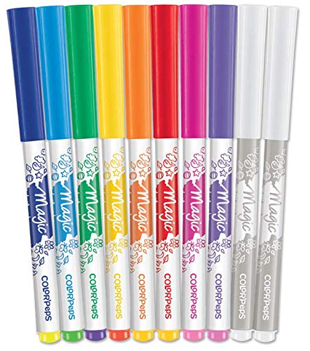 Maped Color'Peps Magic Colour Reveal Felt Tip Pens - 10 Count Pack | Durable Conical Tip 17