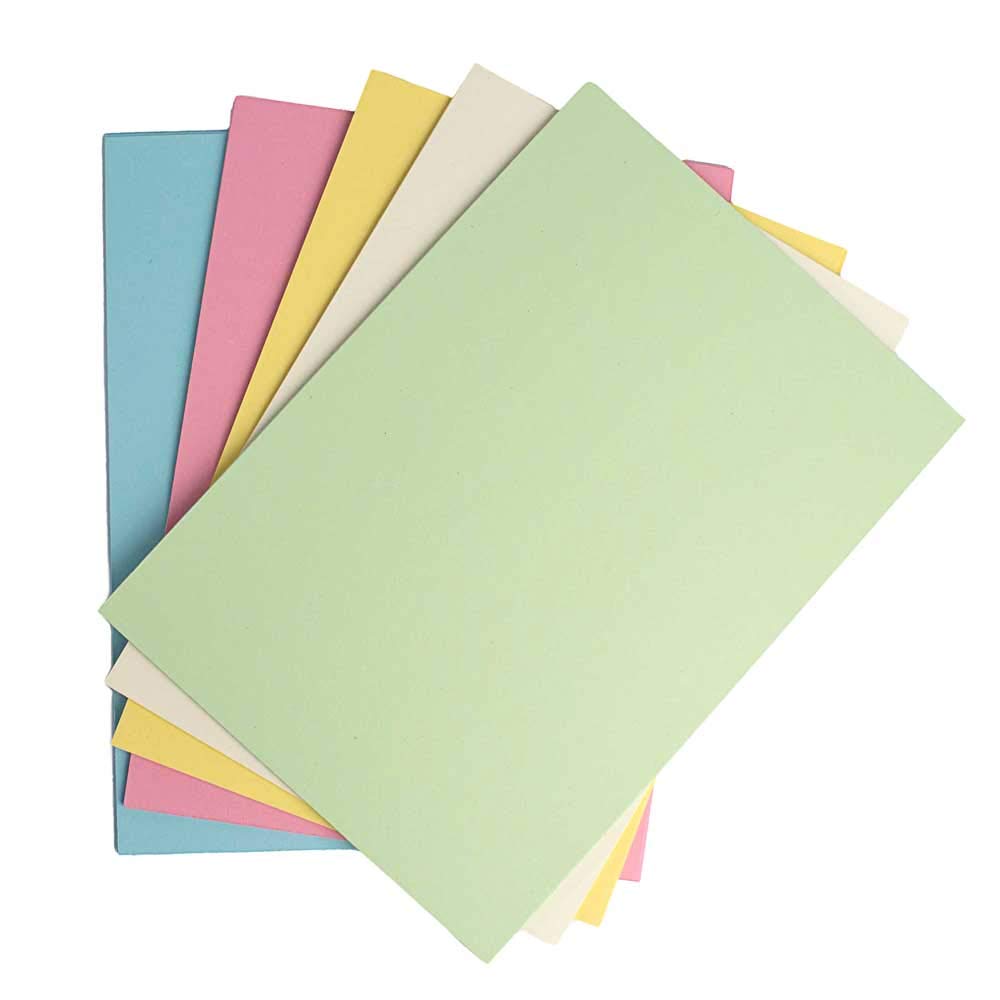 House of Card & Paper A4 160 gsm Card Stock - Assorted Pastel Colours | Pack of 25 Sheets 1