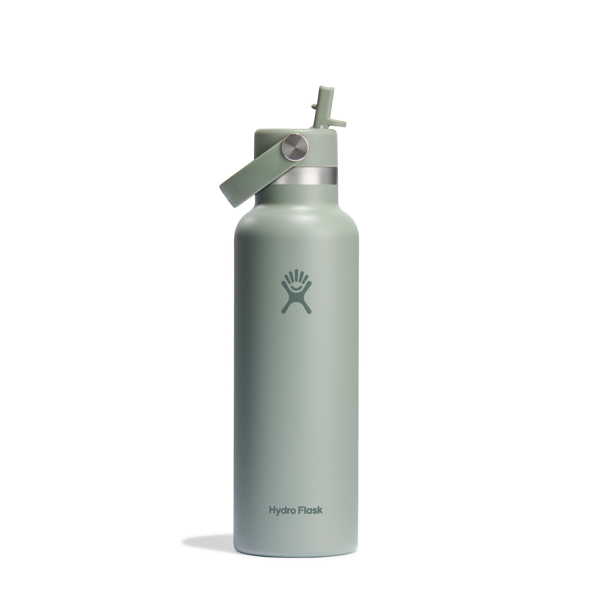 Hydro Flask Standard Mouth Water Bottle - 621 ml (21 oz) | TempShield Insulation | Agave