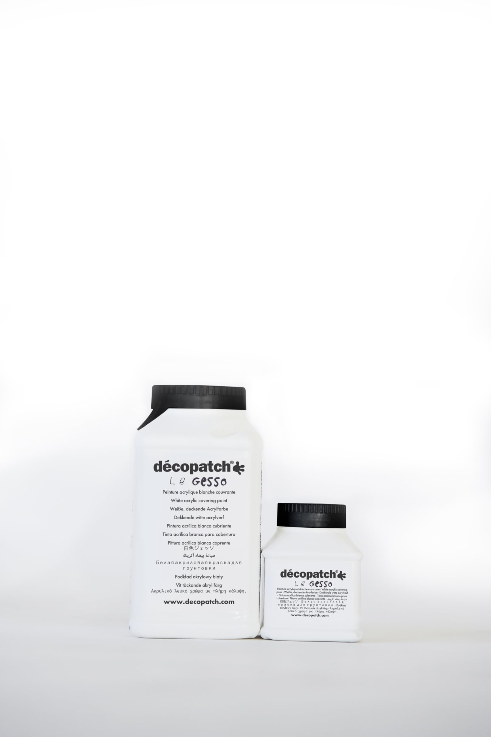 décopatch Gesso Primer Paint - Thick White Acrylic Undercoat | 300g Bottle | GE300AO 4