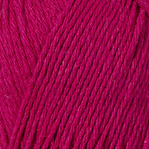 Utopia Crafts Re-Cotton DK Knitting Yarn - 100g Rose | 2mm Thickness | Oeko-Tex Certified 3