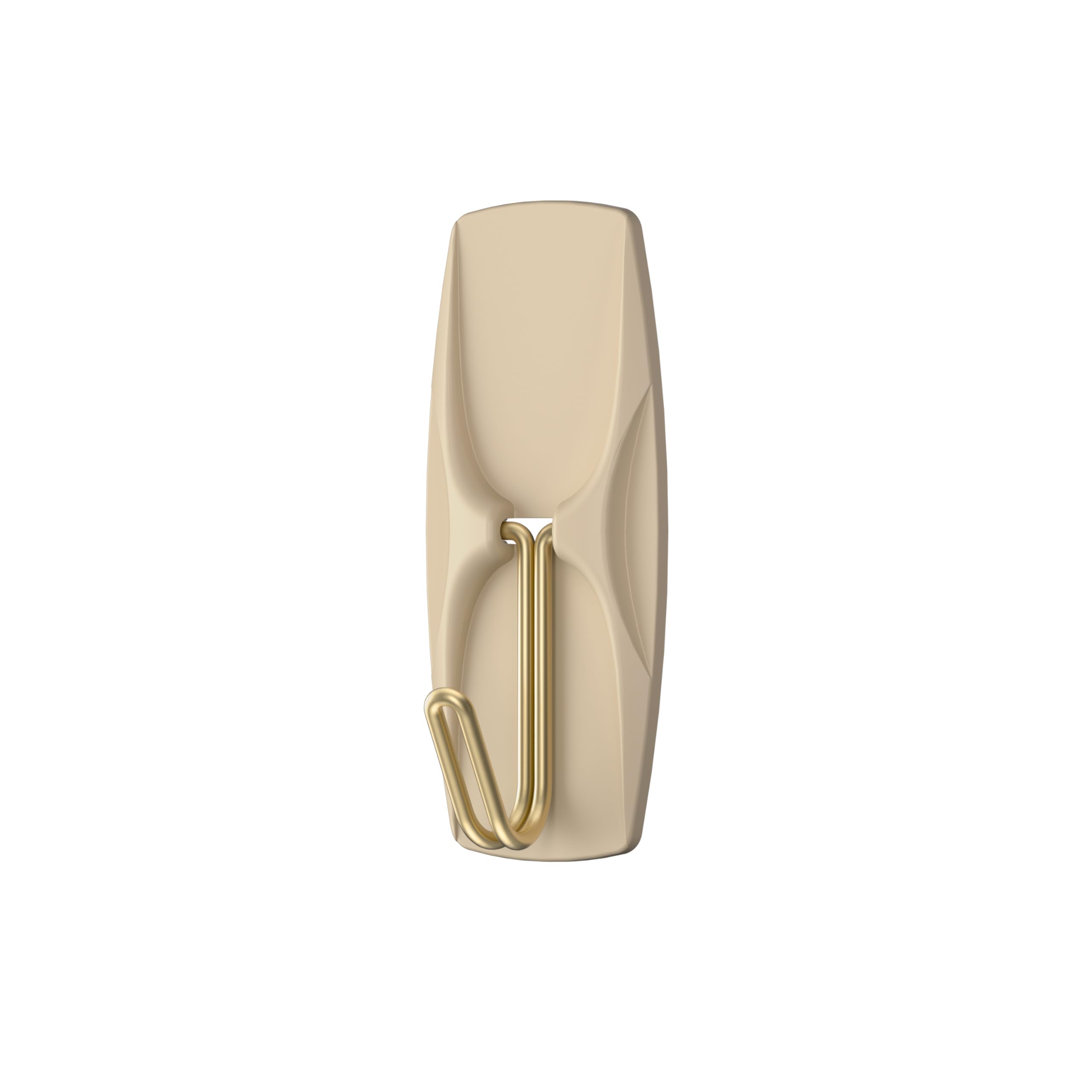 Command Medium Wire Hooks - Damage-Free Hanging | Holds 900g | Latte Brown | 6 Hooks, 8 Strips 2