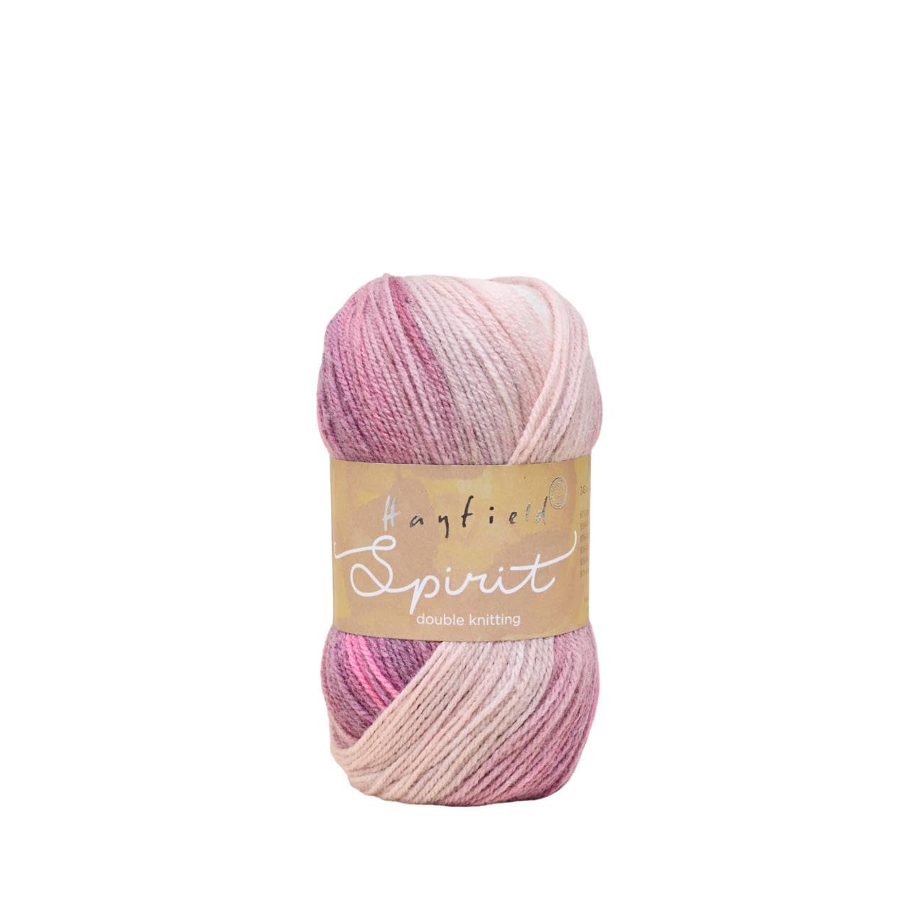 Sirdar Hayfield Spirit DK Yarn - Self-Striping Double Knitting Weight | 100g | Serenity 1