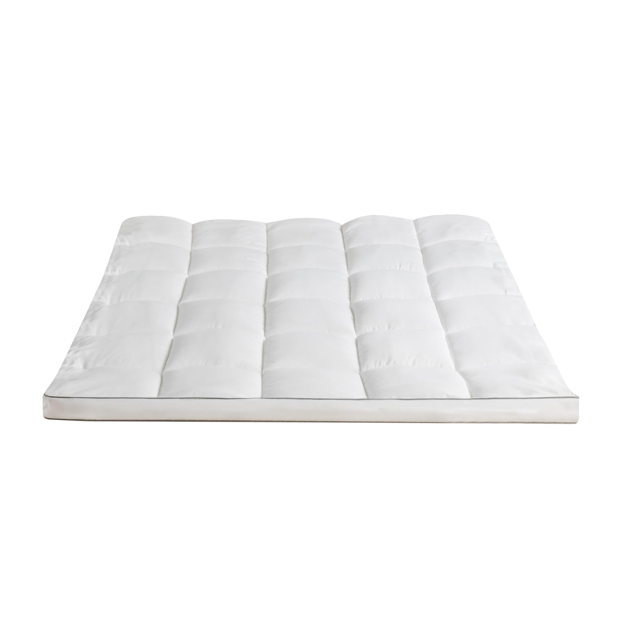 Zinus Cooling Bamboo Mattress Topper - 5 cm Thick | 135 x 190 cm Double Size | Machine Washable 7