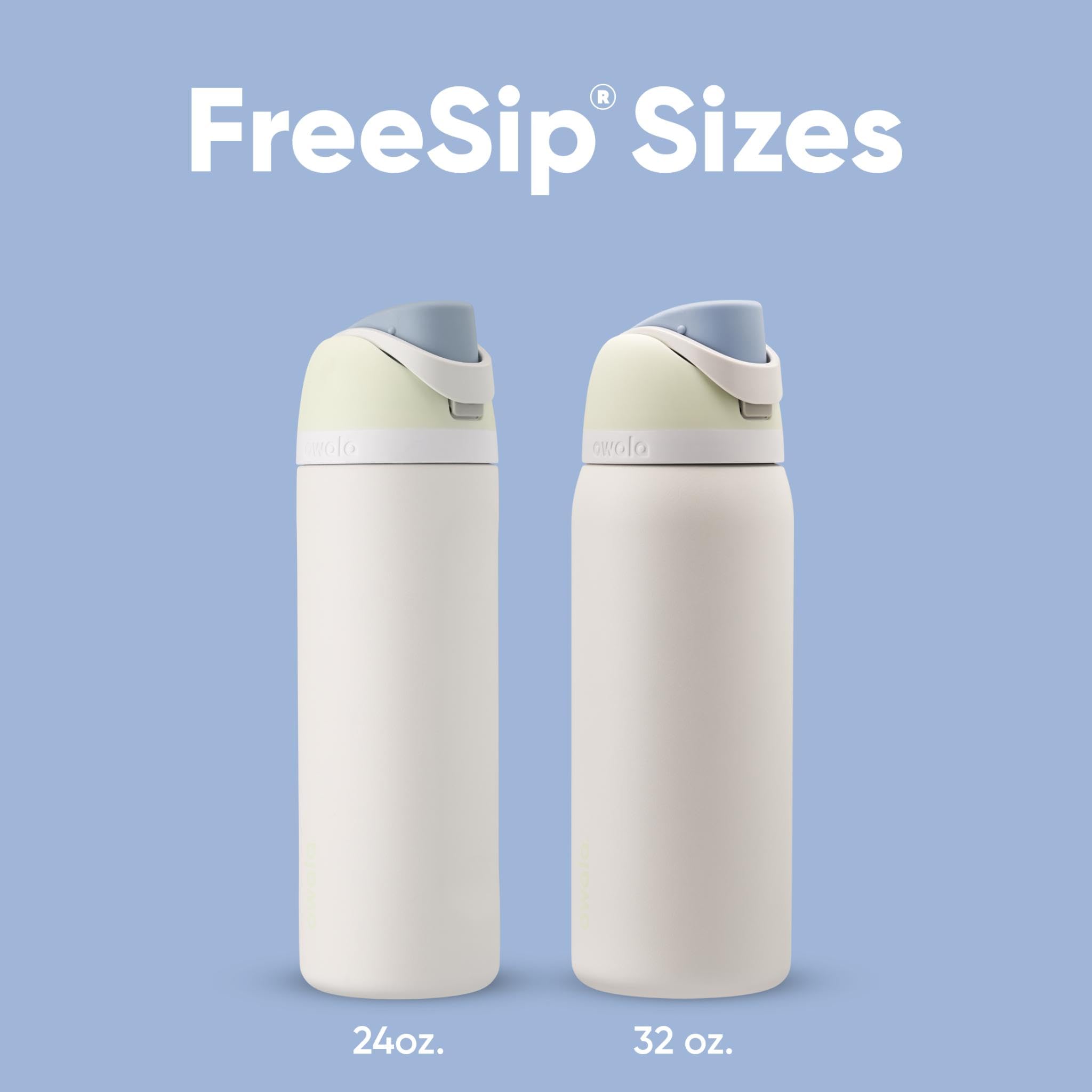 Owala FreeSip Insulated Stainless Steel Water Bottle with Straw | 945ml | Iced Breeze 5