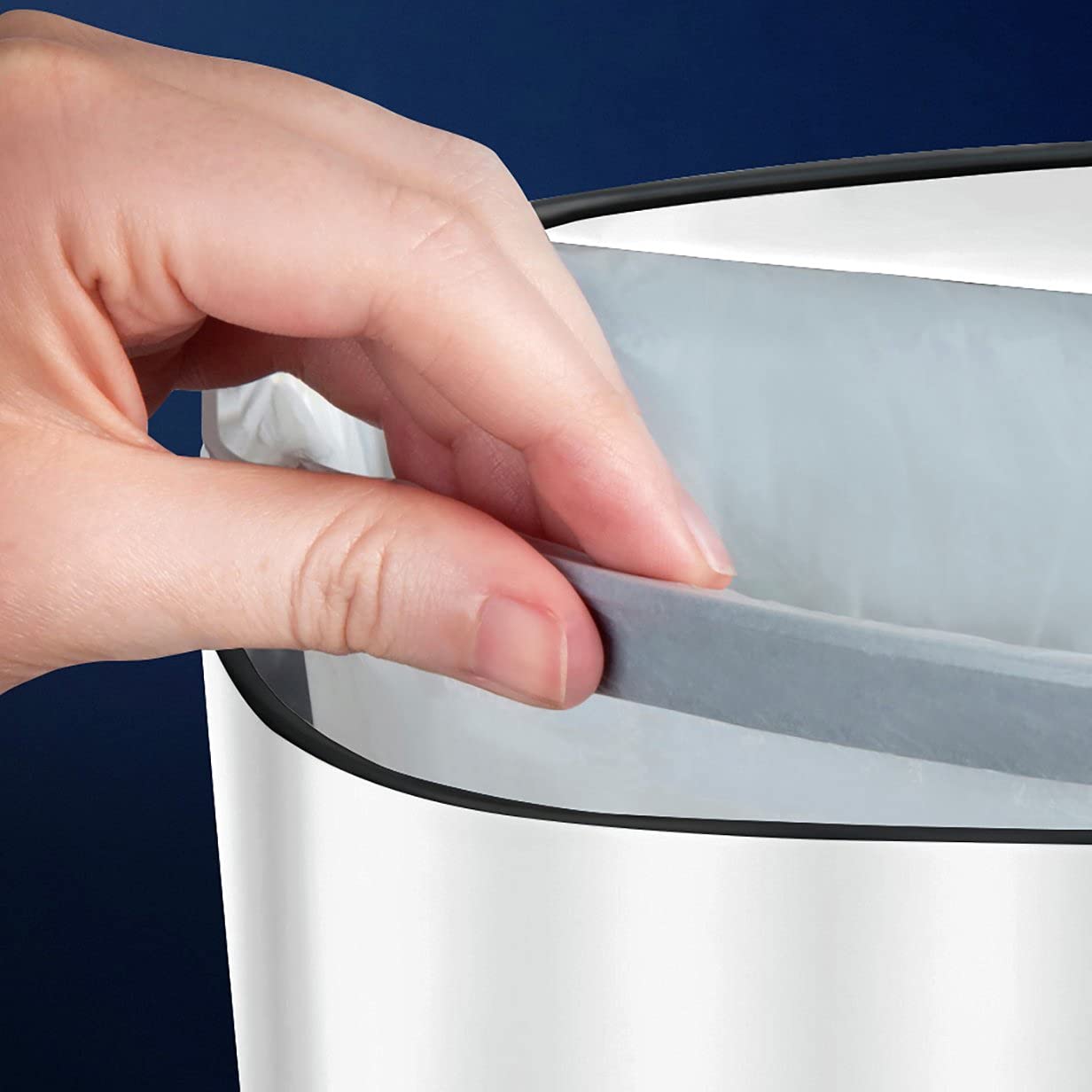 Tower T80904RW Kitchen Bin with Sensor Lid | 58L Capacity | Stainless Steel 4