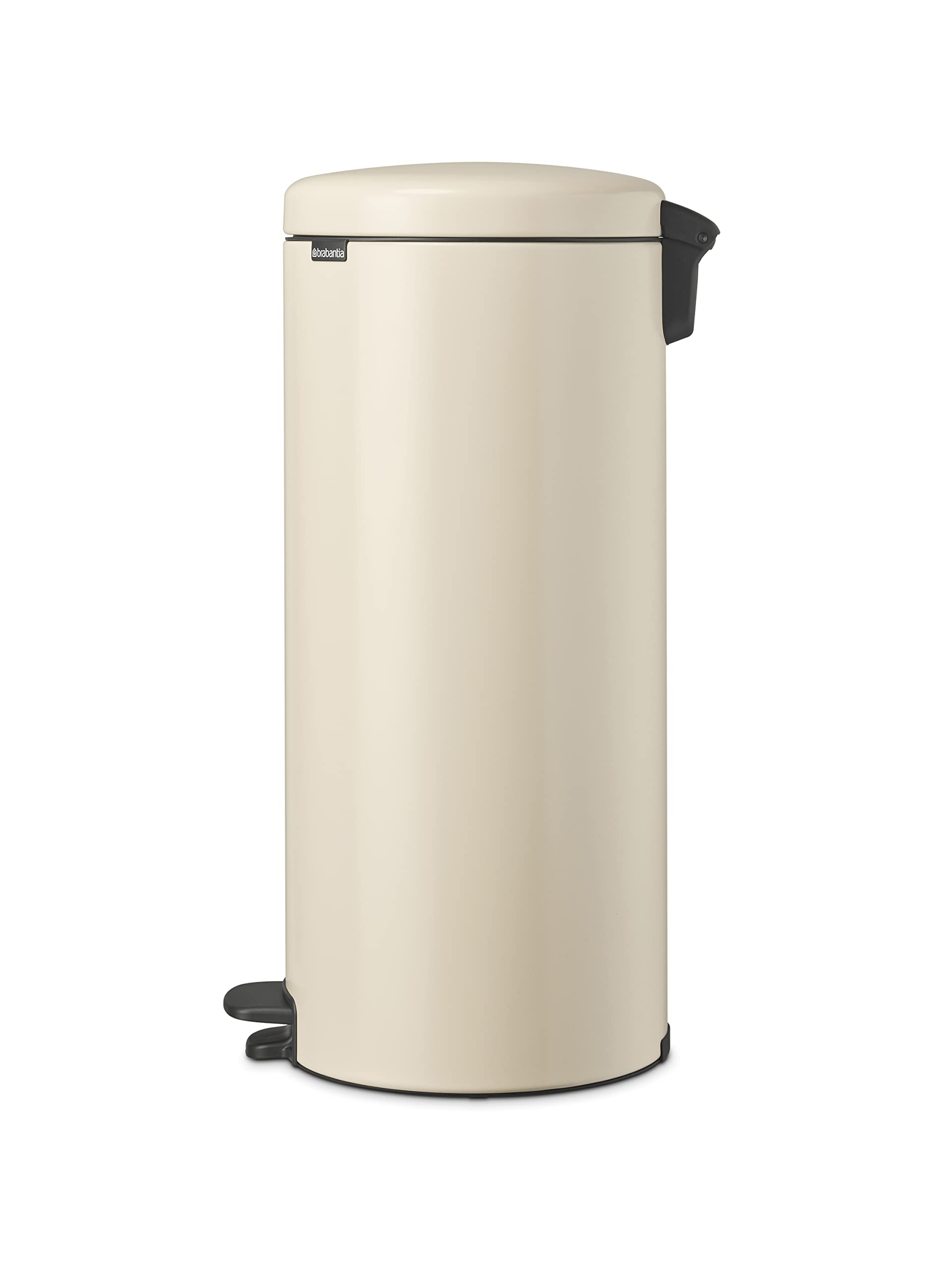 Brabantia NewIcon Pedal Bin - 30L Kitchen Waste Bin | Soft Beige | Soft Closing Lid 3