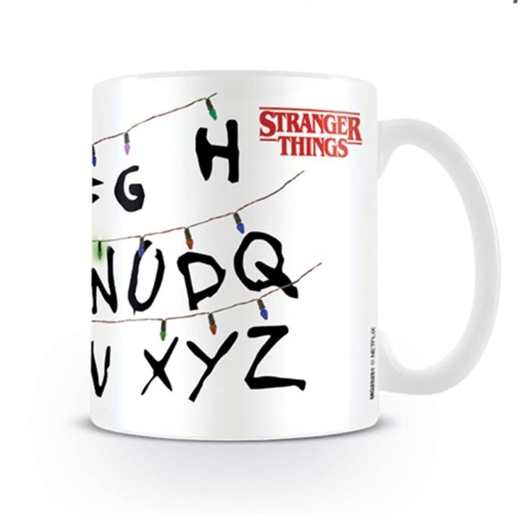 Pyramid International Stranger Things Alphabet Lights Ceramic Coffee Mug | 11oz | Official Merchandise 1