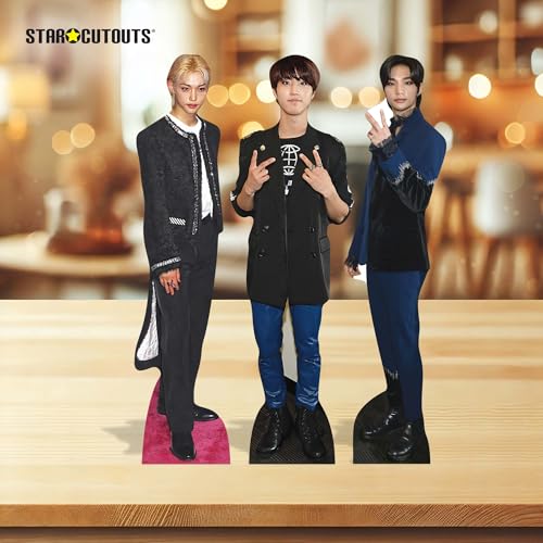 STAR CUTOUTS Felix, Han & Hyunjin Stray Kids Trio Shelf Top Pack | CS1270 2