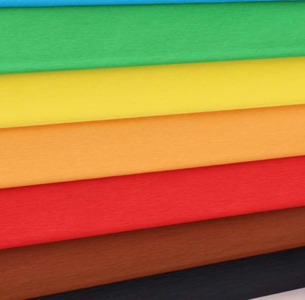 Clairefontaine Crepe Paper Rolls - 10 Pastel Shades | 25x100cm | High Elasticity 6