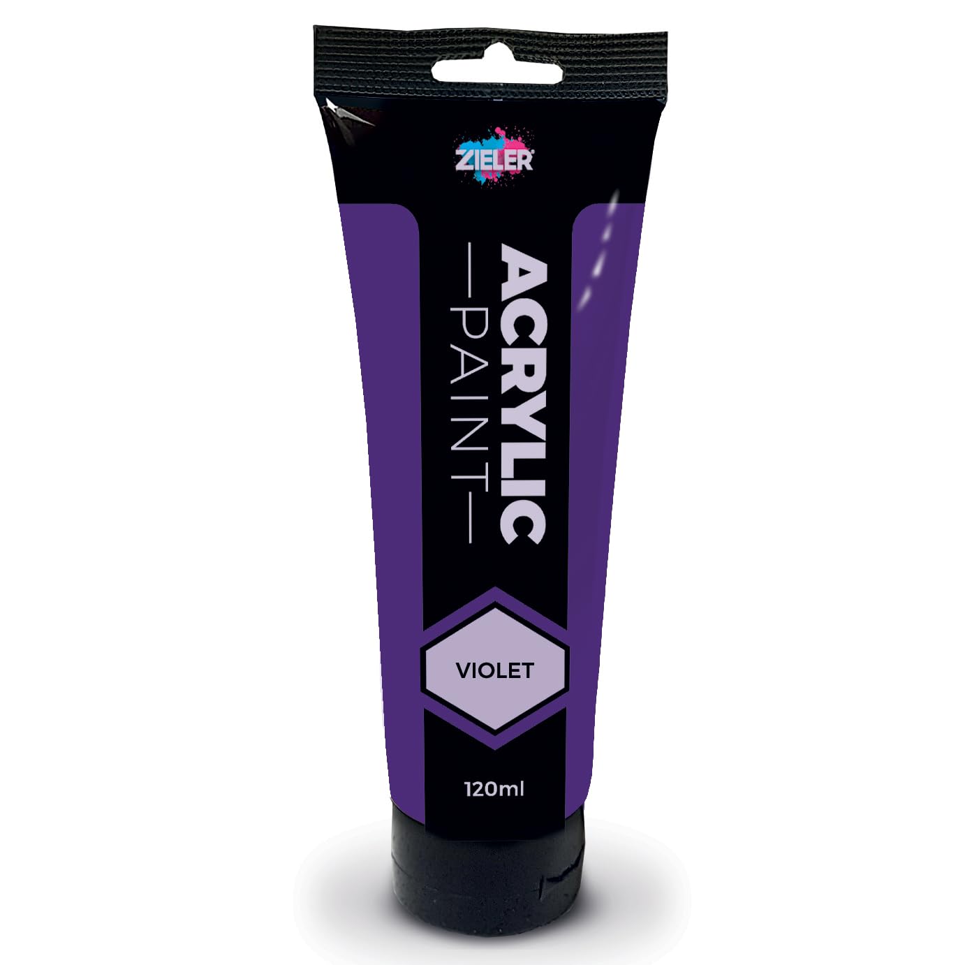 Zieler Acrylic Paint - Vibrant Violet | Medium Body | 120ml Tube 1