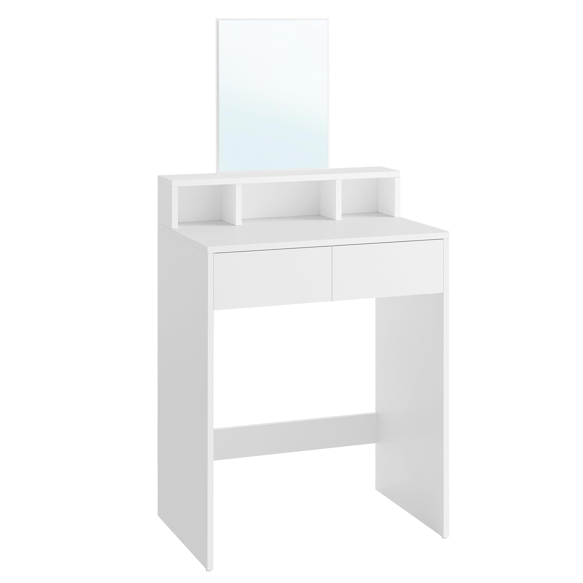 VASAGLE KAILYN Collection Dressing Table with Large Mirror | 60W x 127H cm | White 2