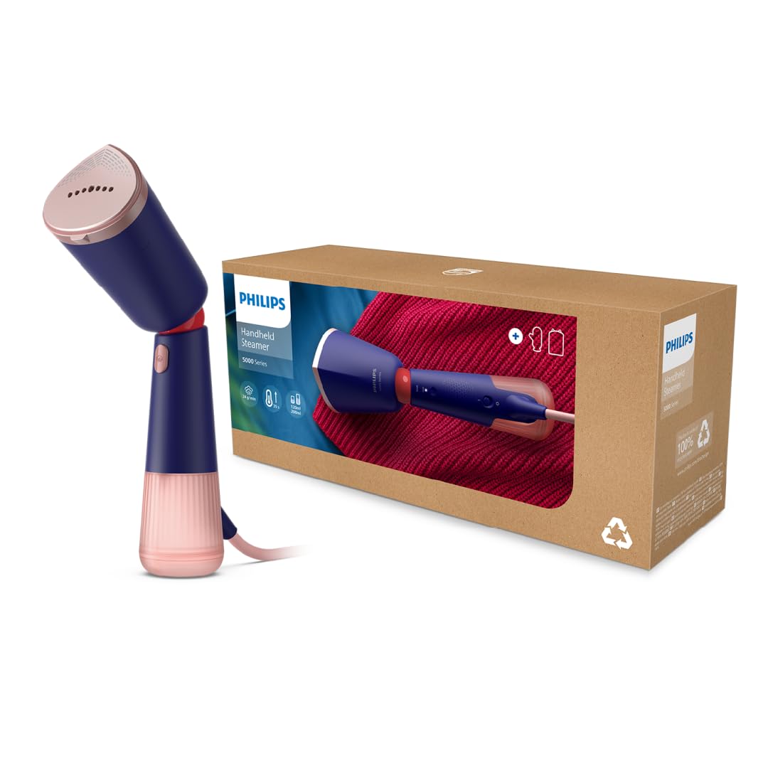 Philips 5000 Series Handheld Steamer - 1400W Power, 24g/min Steam, 35s Heat-Up | STH5030/20 8