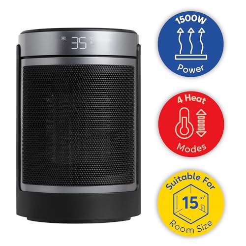 Russell Hobbs RHCH2002S Electric Space Heater - 1500W, Oscillating, Remote Control | Heats up to 15m² 11