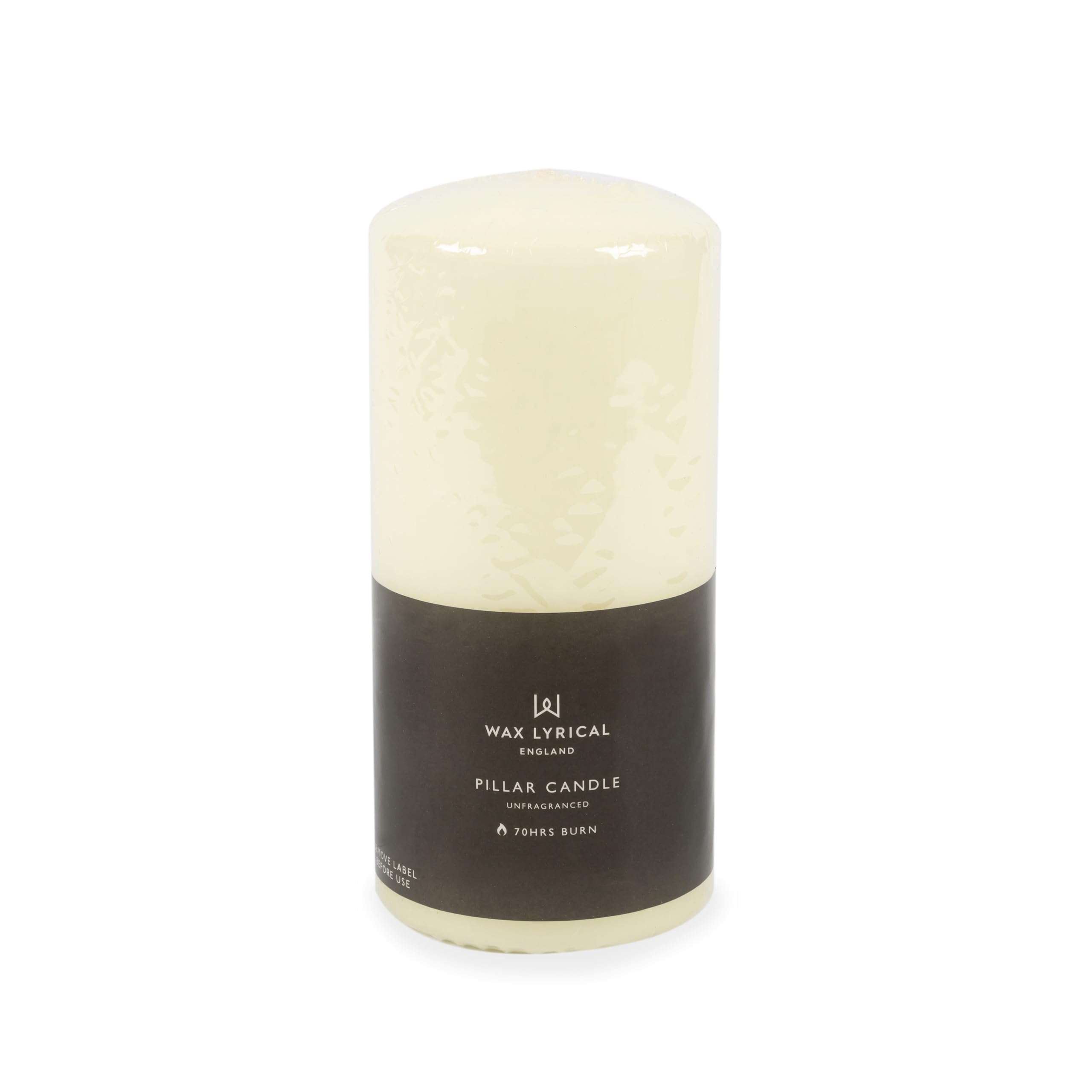 Wax Lyrical Unscented Pillar Candle - Ivory | 7x15cm | Hand Finished Wax 1