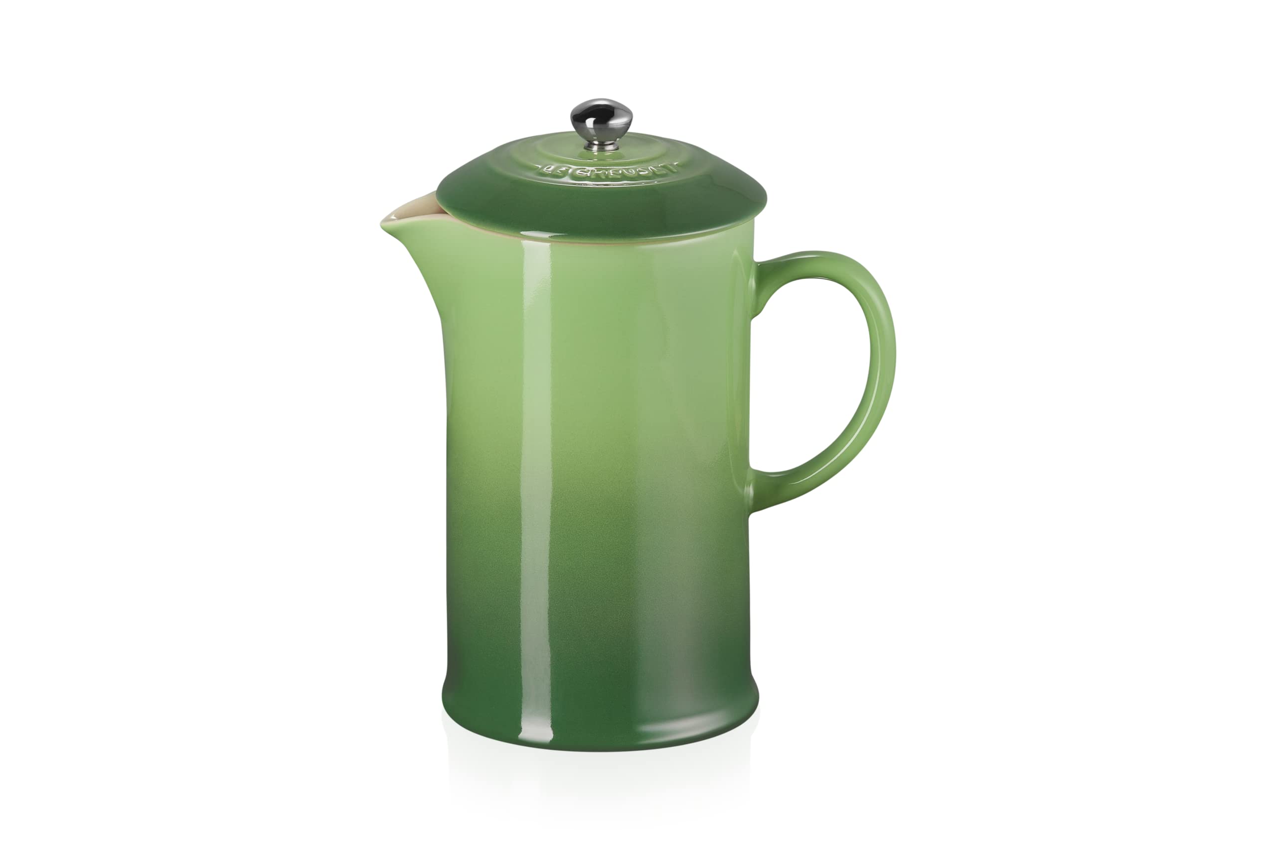 LE CREUSET Stoneware Cafetière French Press - 1 Litre Capacity | Bamboo | Dishwasher Safe