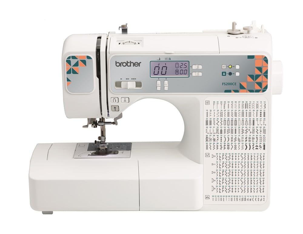 Brother FS200CE Electronic Sewing Machine - 200 Stitches | Wide Table | Hard Case 6