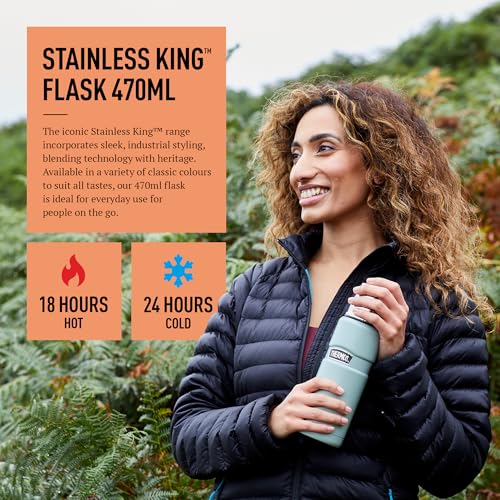 Thermos Stainless King Vacuum Insulated Drink Flask - 470 ml Copper | 18H Hot / 24H Cold