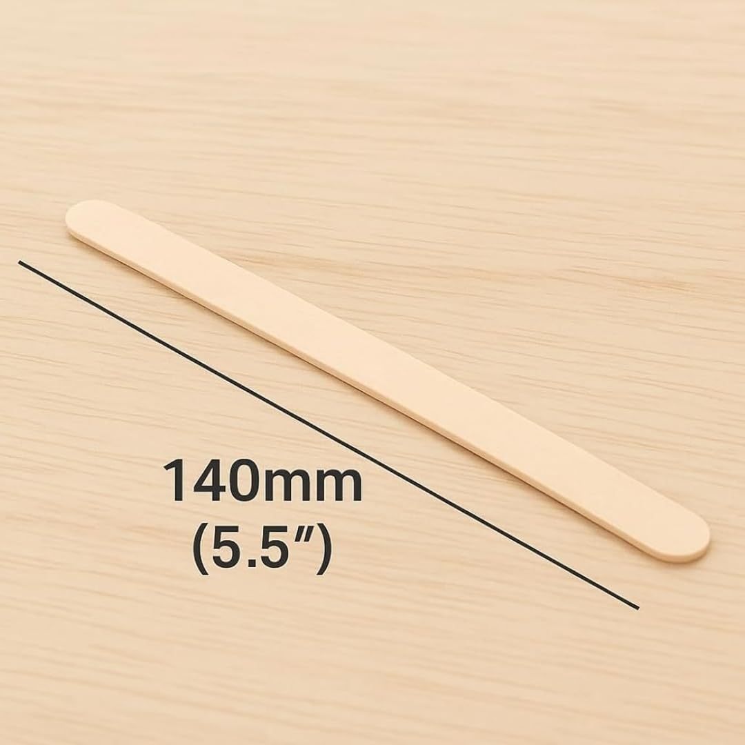 1ABOVE Wooden Coffee Stirrers - 200 Pack | 140mm (5.5") Eco-Friendly Birch Wood 9