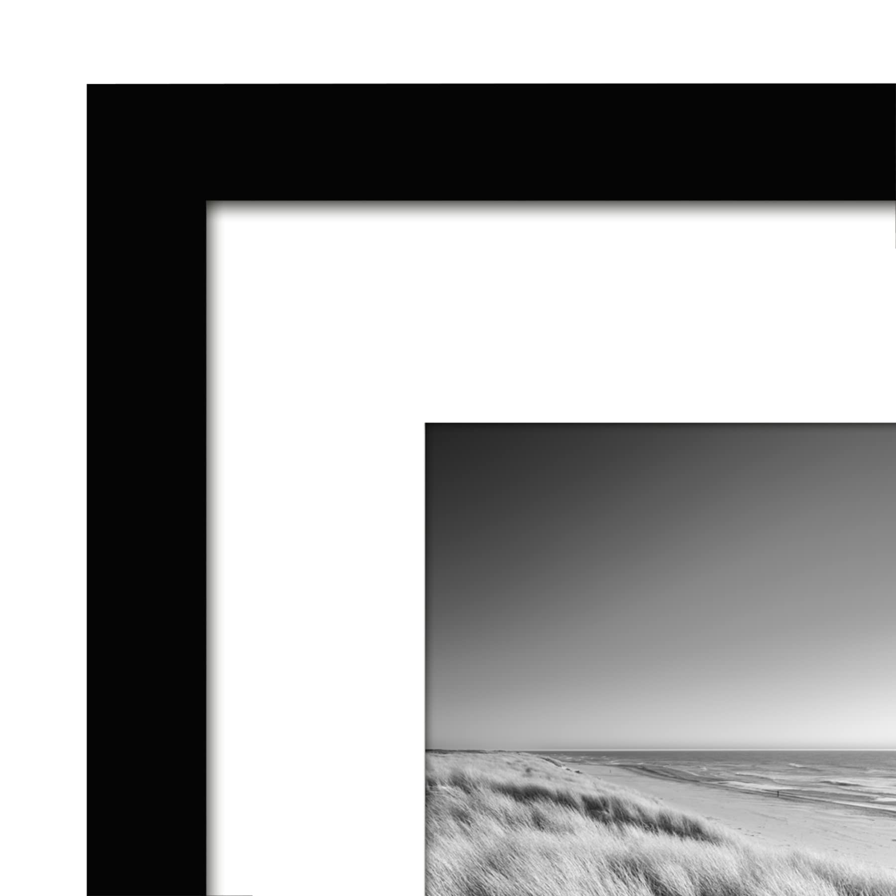 Americanflat 8x10 Photo Frames in Black - Set of 2 | Fits 7x5 with Mount | Wall & Tabletop Display 9