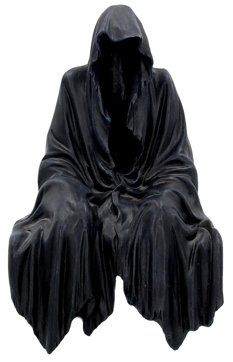 Nemesis Now Darkness Resides Reaper Figurine | 23cm Height | Black Resin Statue 1