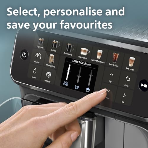 Philips 5500 Series Bean-to-Cup Coffee Machine - 20 Hot & Iced Drinks, LatteGo Frother, SilentBrew 10
