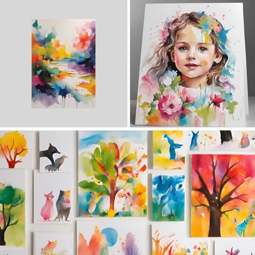 Hawksbill 300GSM A4 White Card Stock - 50 Pack Premium Thick Card for Crafts & Stationery 3