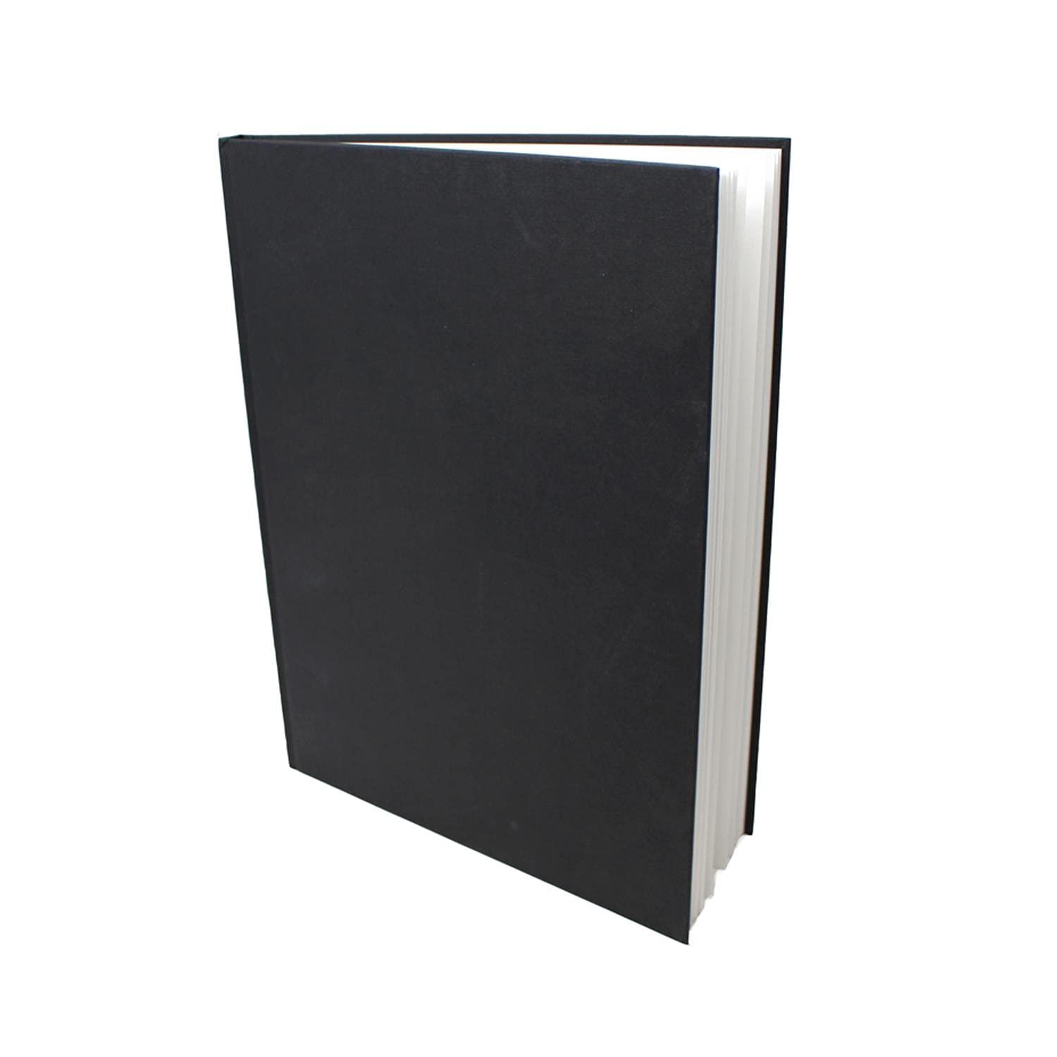 Artway Studio Casebound A4 Sketchbook - 92 Sides/46 Pages of 170gsm Cartridge Paper | Black Hardback 1