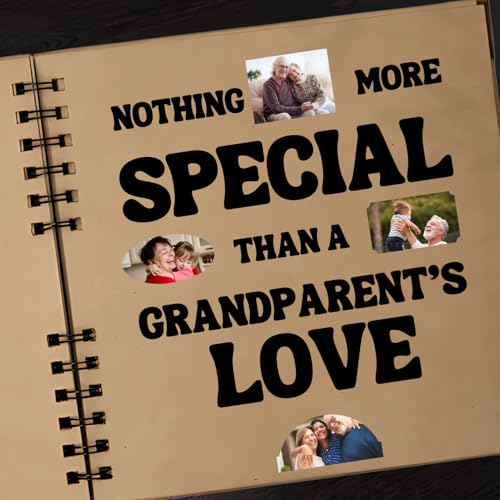 Hawksbill Brown Kraft Scrapbook Photo Album - 60 Pages | 12' X 12' Spiral Bound 13