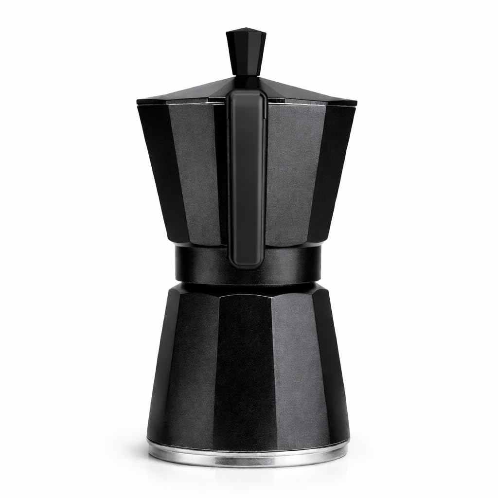 WECOOK! Luccia Italian Stovetop Coffee Maker - 1-3 Cup Capacity | Aluminium | Induction Compatible 9