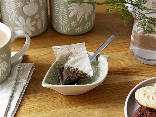 Cooksmart Ceramic Tea Bag Tidy - British Designed | Heat-Resistant | Dishwasher Safe | 140x125mm