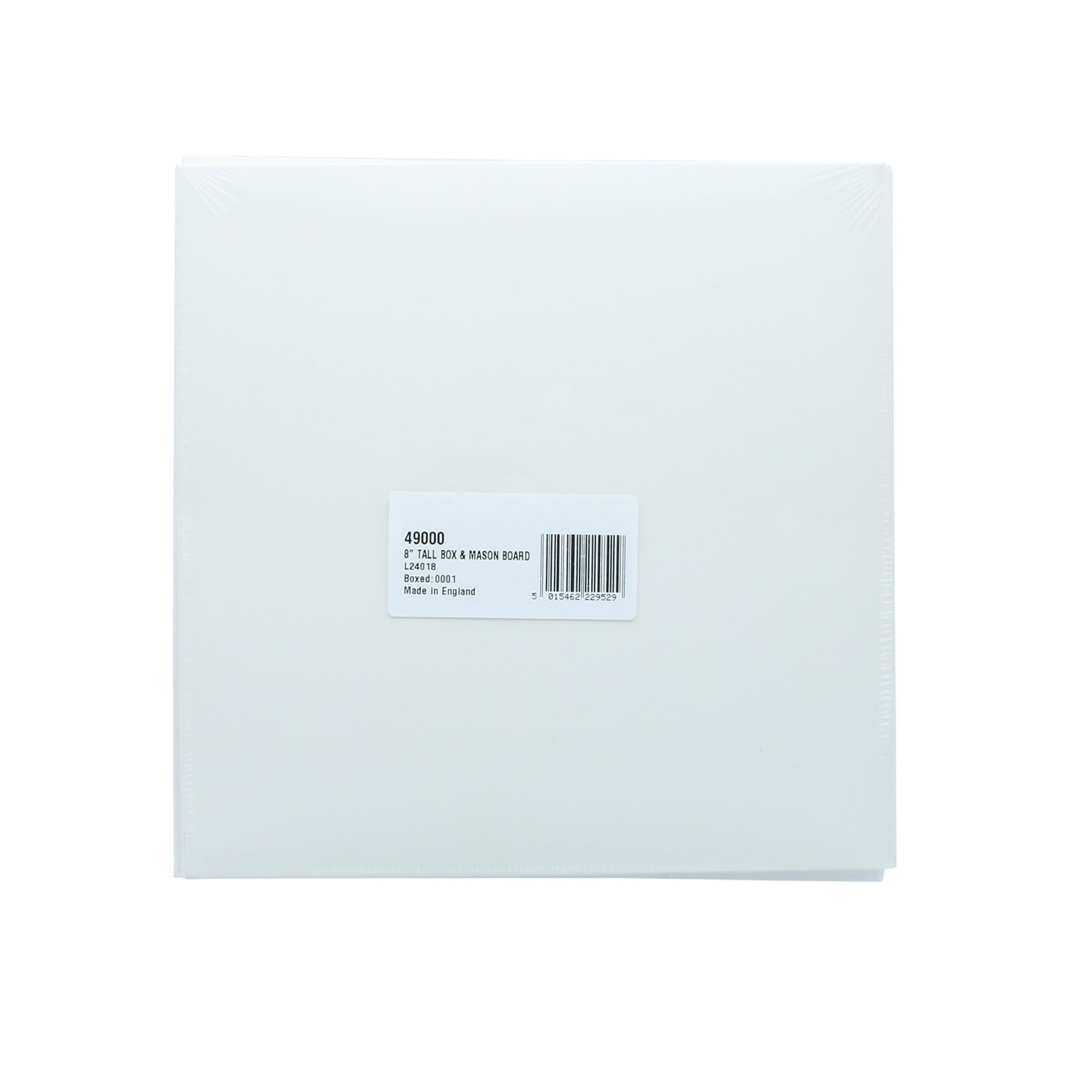 Culpitt Tall Cake Box & White Cake Board Set | 8x8x8 Inch Square Tall Box for Tiered Cakes 7