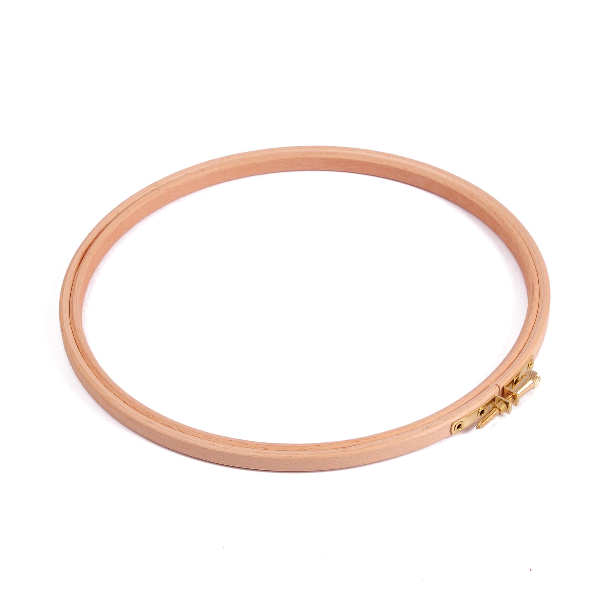 Elbesee 8 Inch (20cm) Wooden Embroidery Hoop with Metal Screw Fastening | Premium Beechwood | Natural Color 1
